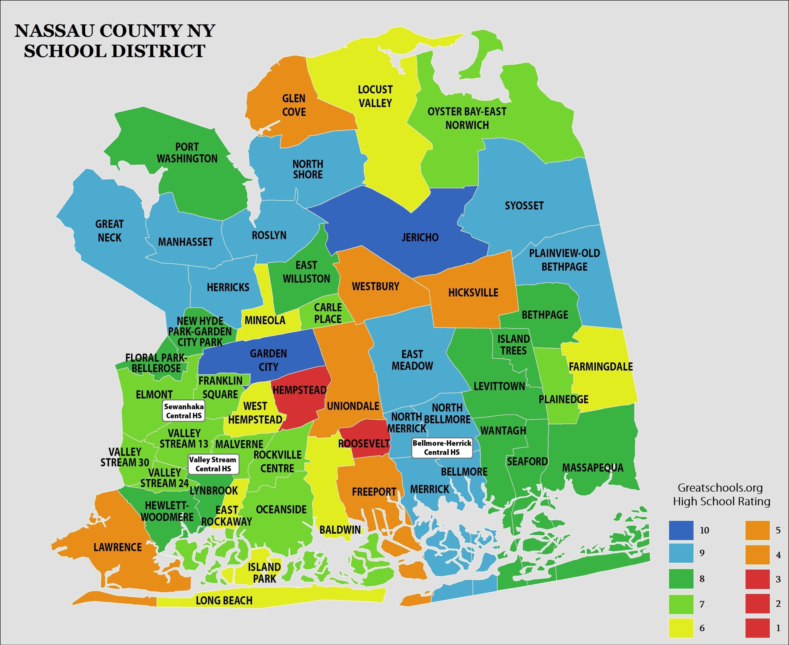 Printable Map Of Long Island Ny
