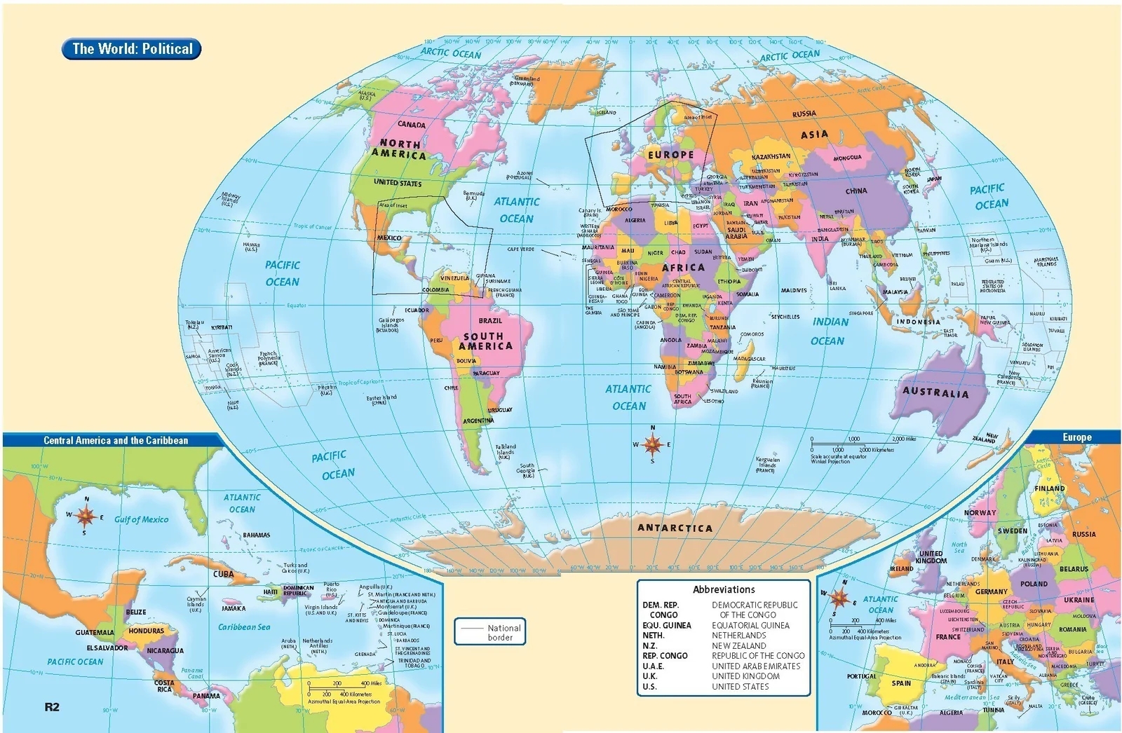 Time Zone Map Printable