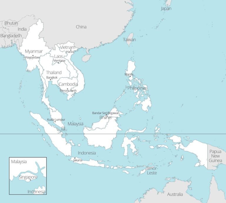 8 Free Maps Of ASEAN And Southeast Asia Ase anup