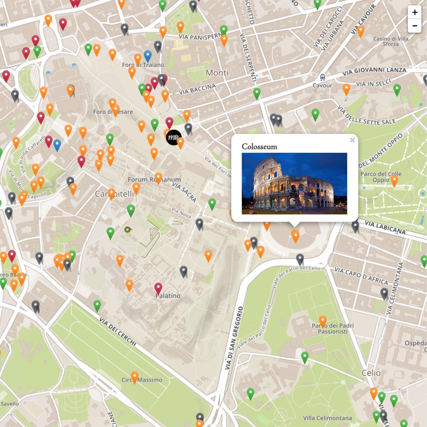 A New Live Map Of Rome Monuments And Events Milestone Rome