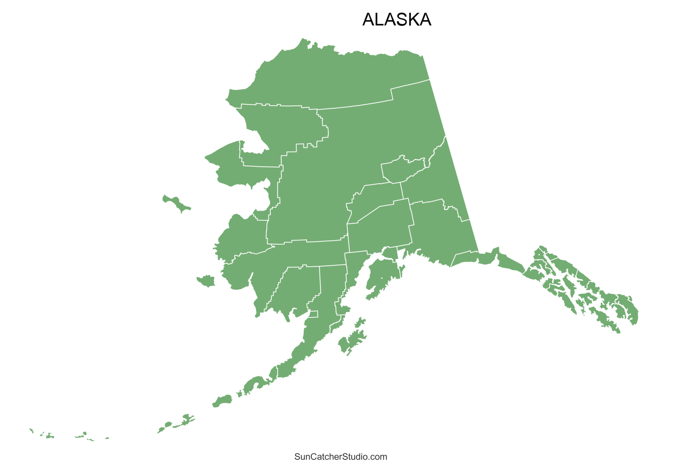 Alaska Boroughs Map Printable State Map With County Lines Free Printables Monograms Design Tools Patterns U0026 DIY Projects