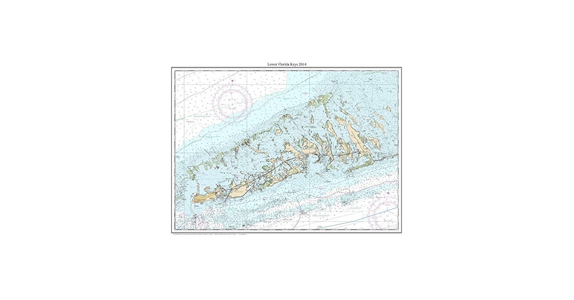 Amazon Lower Florida Keys 2014 Nautical Map Florida Custom Print 1 80000 11442 Reprint Handmade Products Amazon Lower Florida Keys 2014 Nautical Map Florida Custom Print 1 80000 11442 Reprint Handmade Products