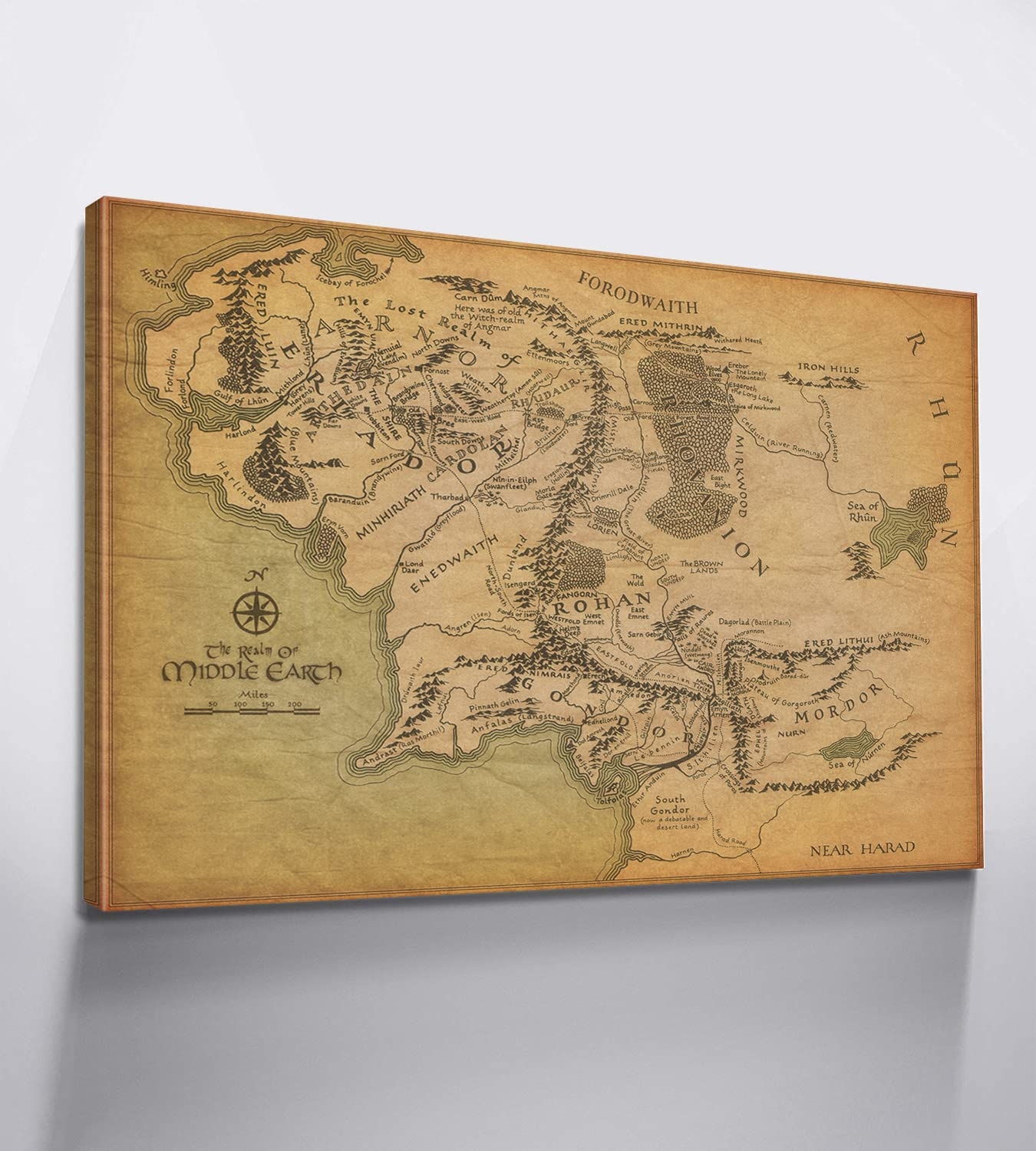 Printable Map Of Middle Earth