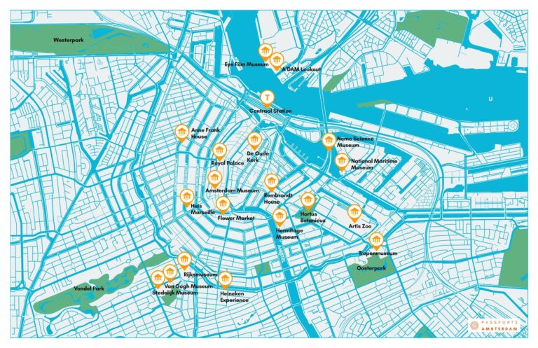 Amsterdam Map Quick Look Guide To Areas And Attractions