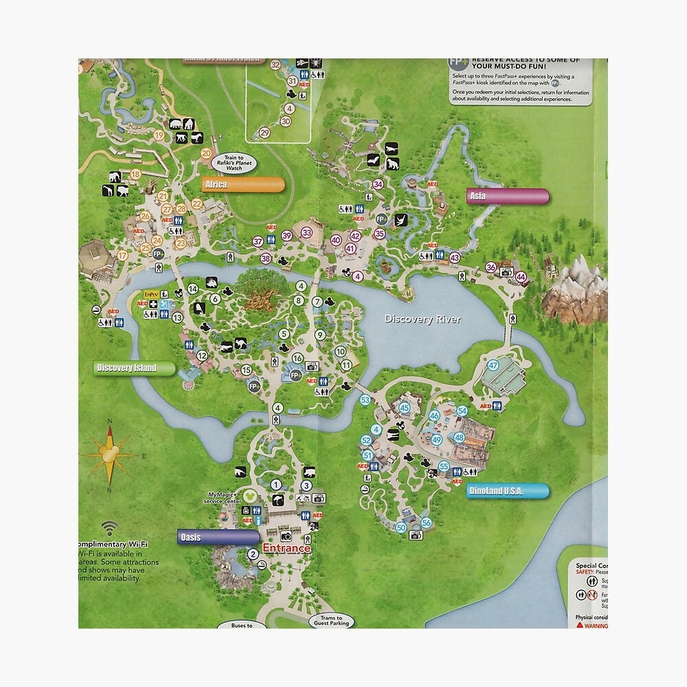 Animal Kingdom Map