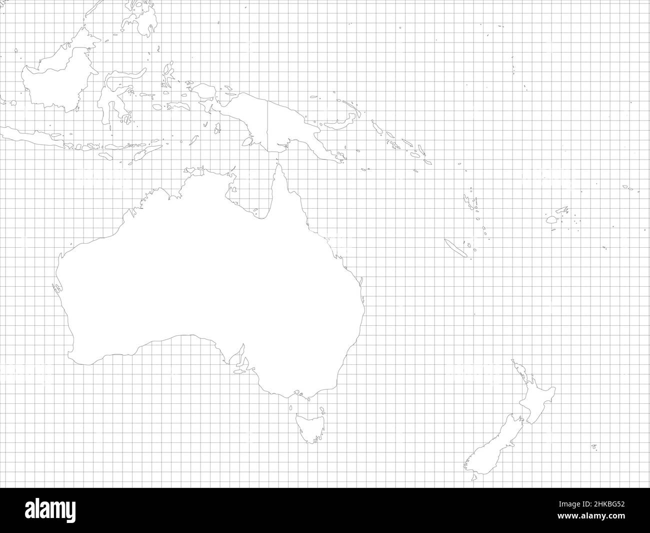 Free Printable Blank Map Of Oceania