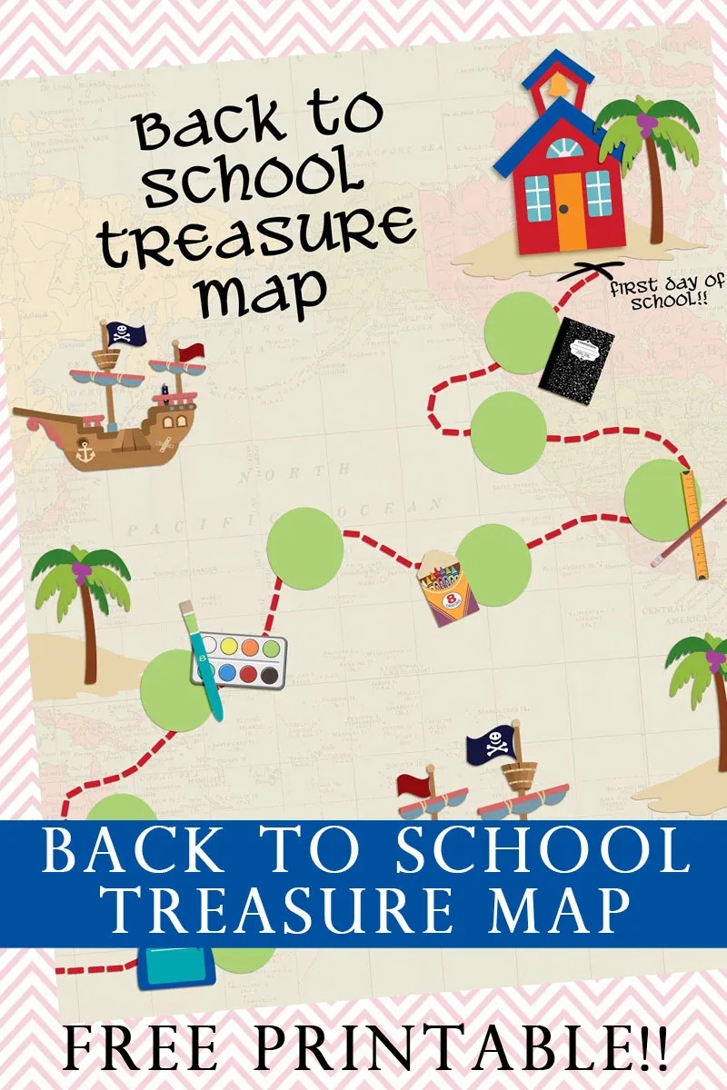 Back To School Treasure Map Your Everyday Family