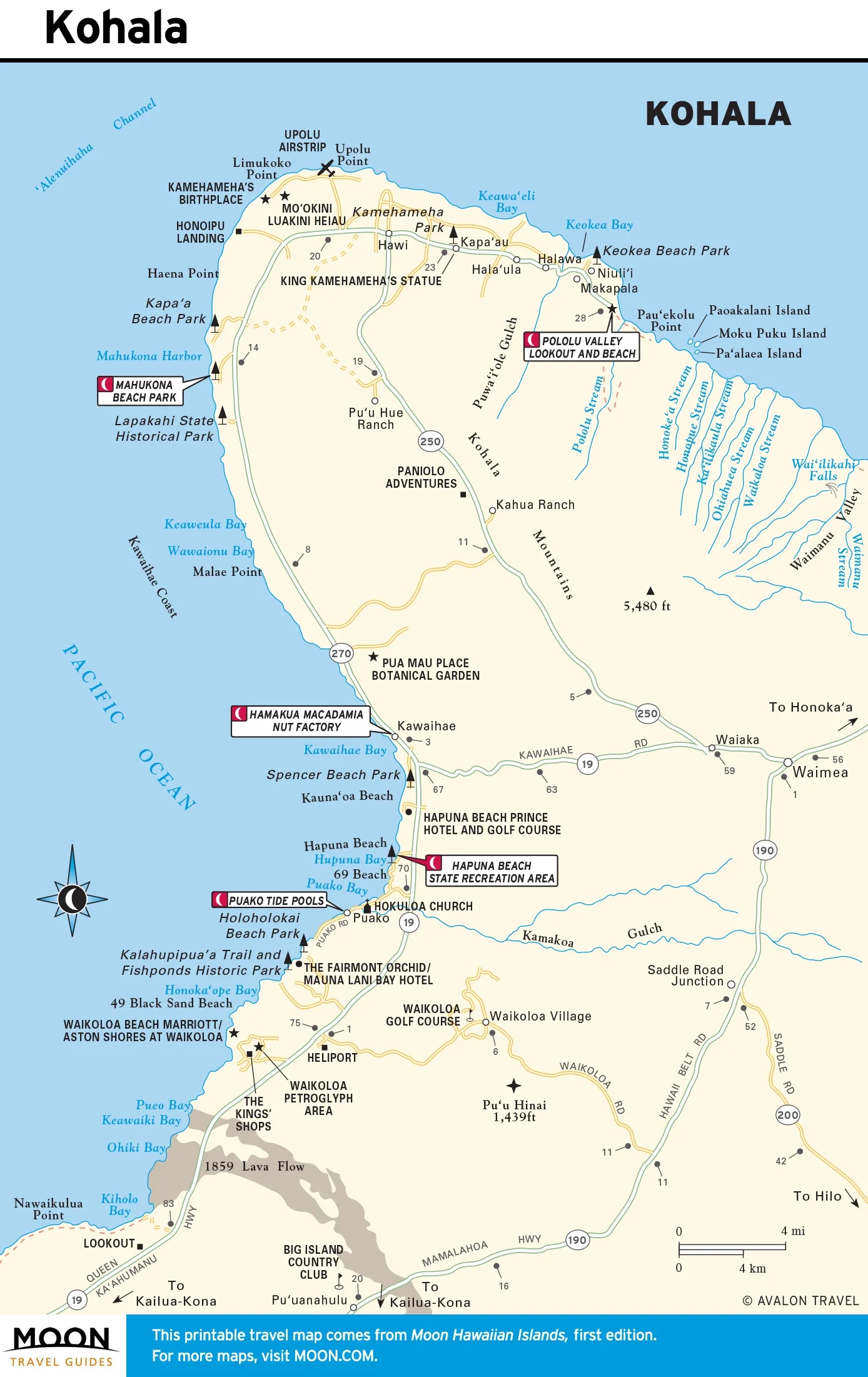 Big Island Of Hawai i Moon Travel Guides