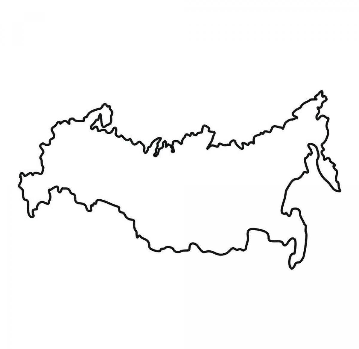 Blank Map Of Russia Outline Map And Vector Map Of Russia Blank Map Of Russia Outline Map And Vector Map Of Russia