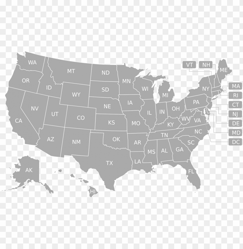 Printable Blank Usa Map