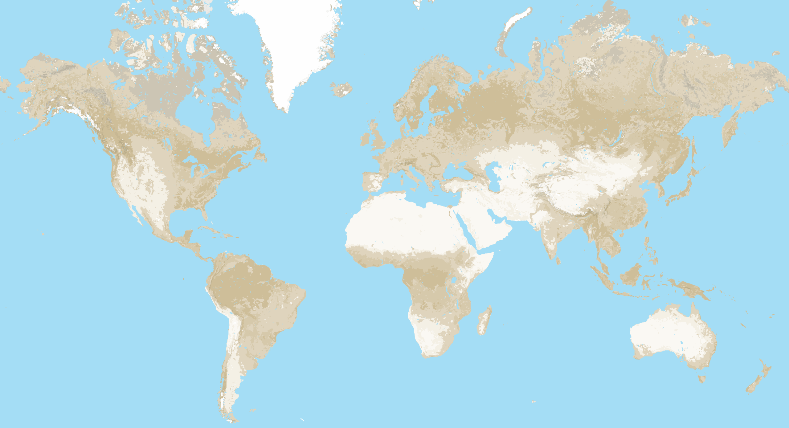 Blank World Map Printable Outline Map
