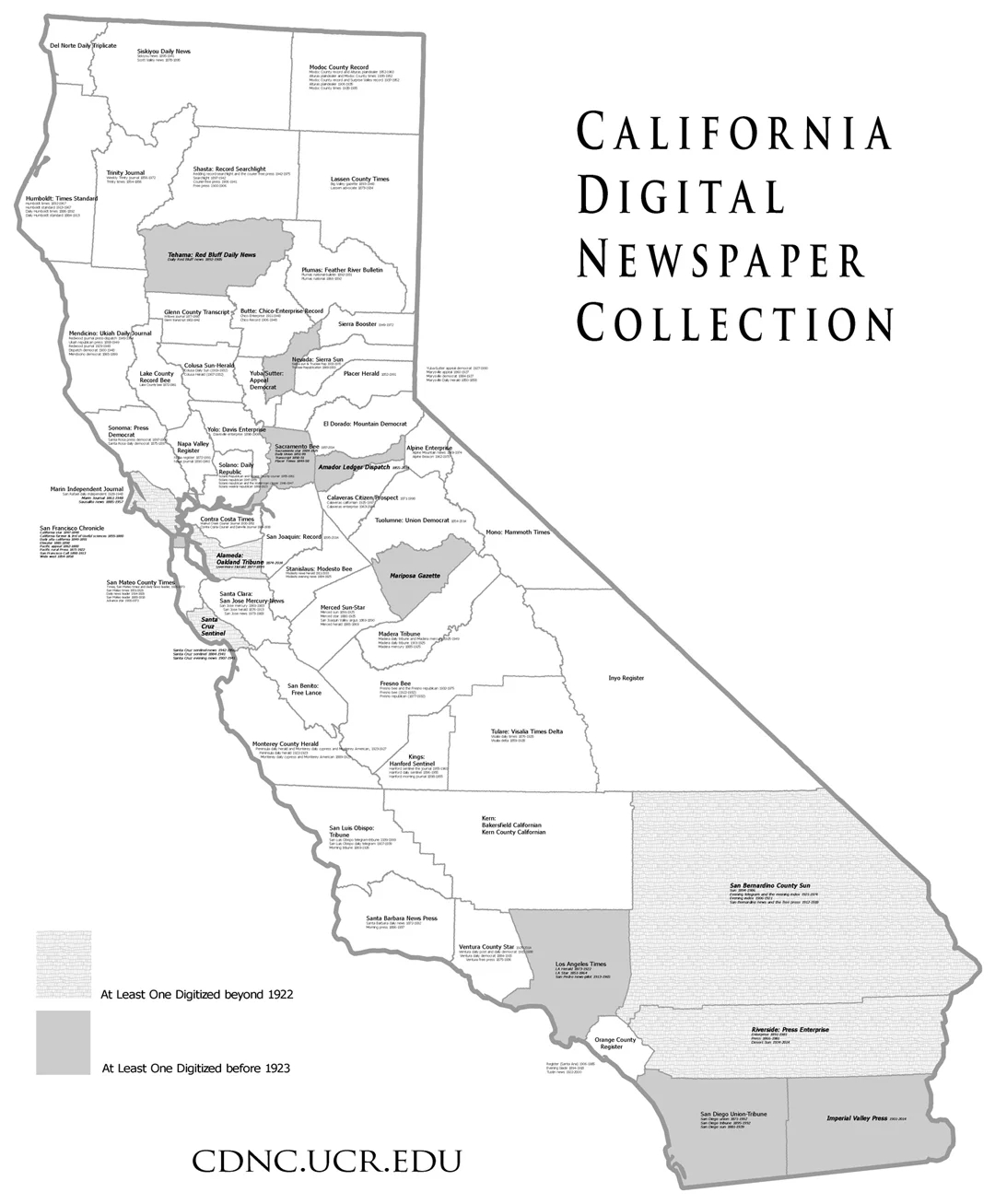 Printable California County Map Printable California County Map