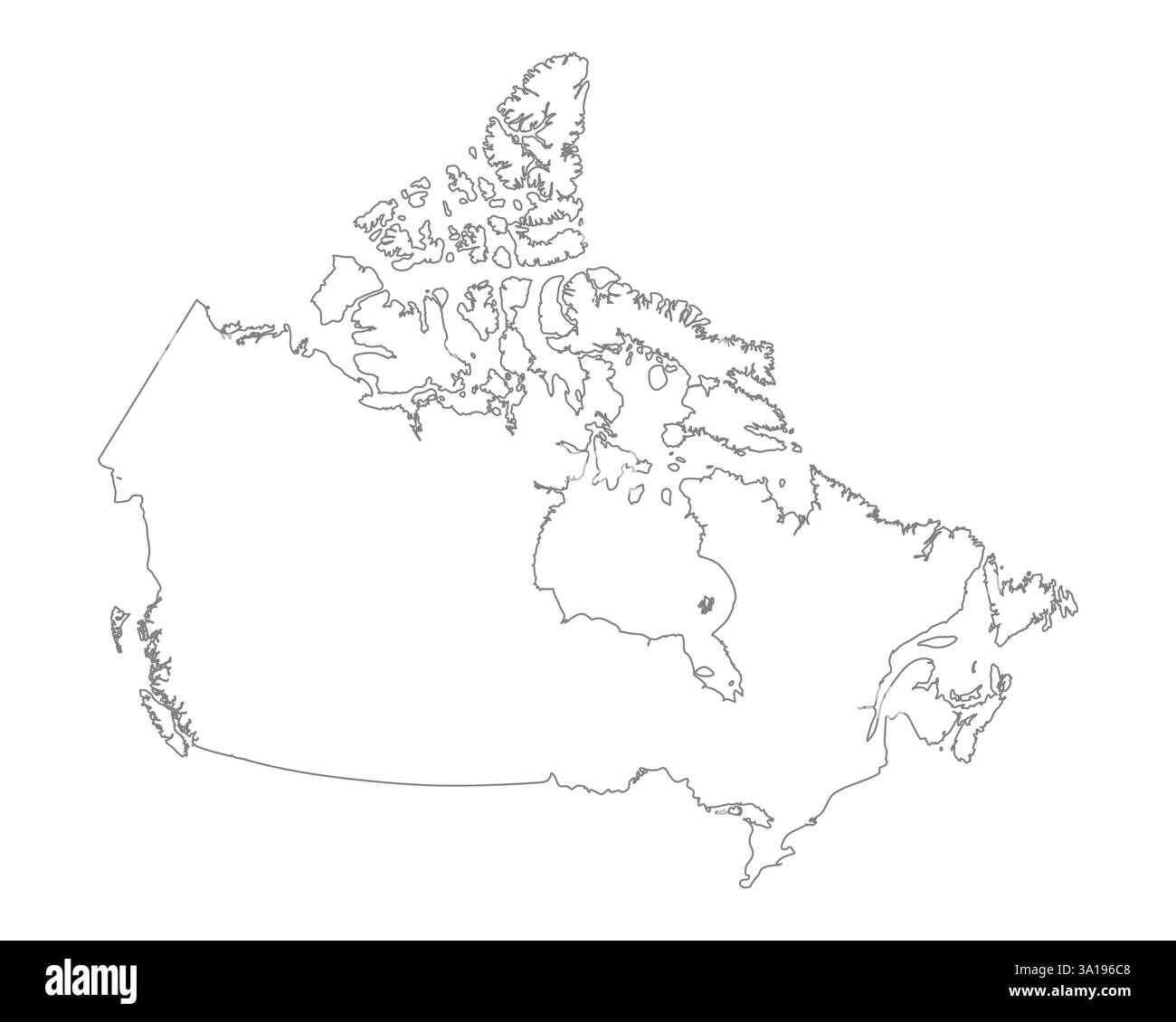 Canada Map Outline Hi res Stock Photography And Images Alamy Canada Map Outline Hi res Stock Photography And Images Alamy