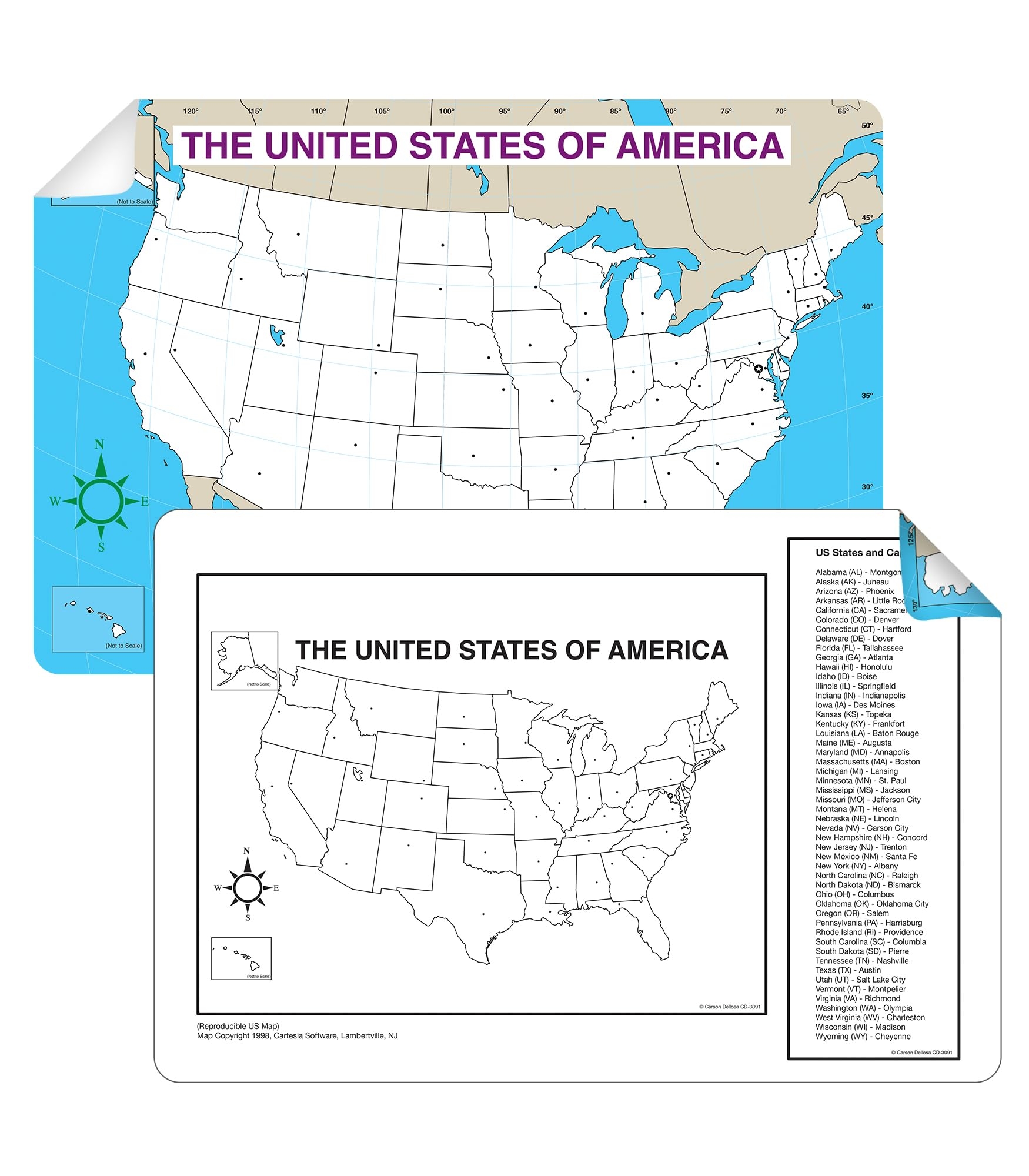 Us Map Latitude Longitude Printable