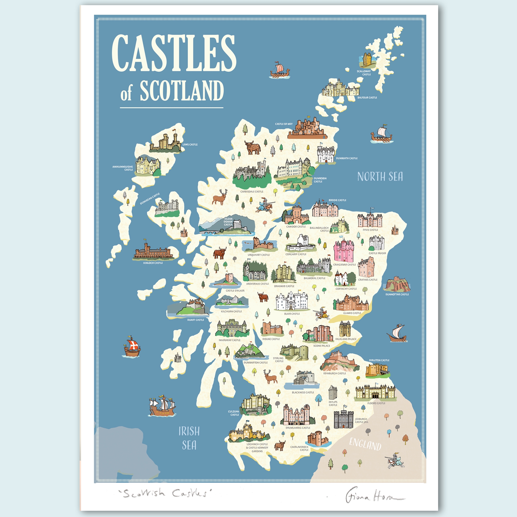 Printable Map Of Scotland