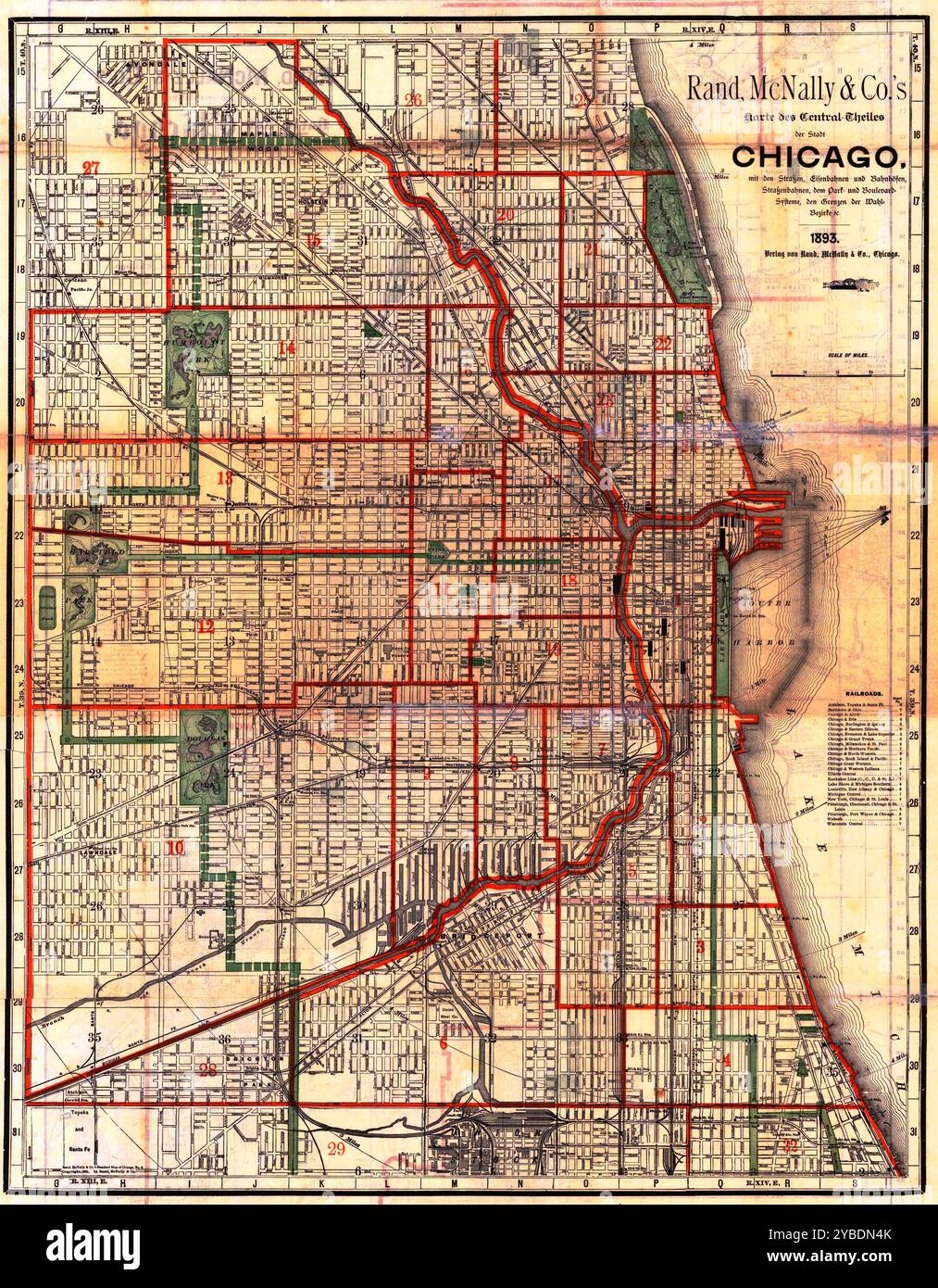 Chicago City Map Hi res Stock Photography And Images Alamy