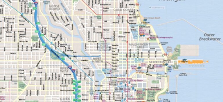 Chicago Map Map Pictures