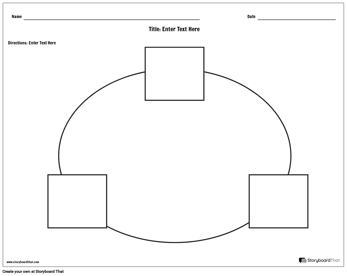 Free Printable Circle Map Template