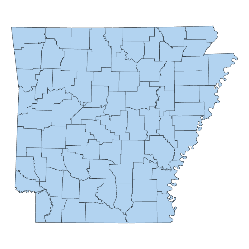 County Boundary Polygons Arkansas GIS Office