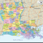 Detailed Map Of Louisiana State USA Ezilon Maps