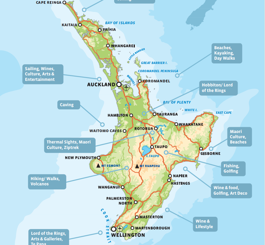 Detailed New Zealand Maps Guest New Zealand