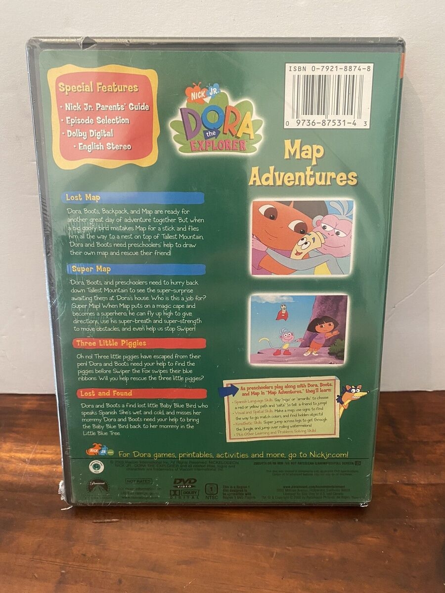 Dora The Explorer Map Adventures DVD VERY GOOD Nick Jr DVD Nickelodeon EBay