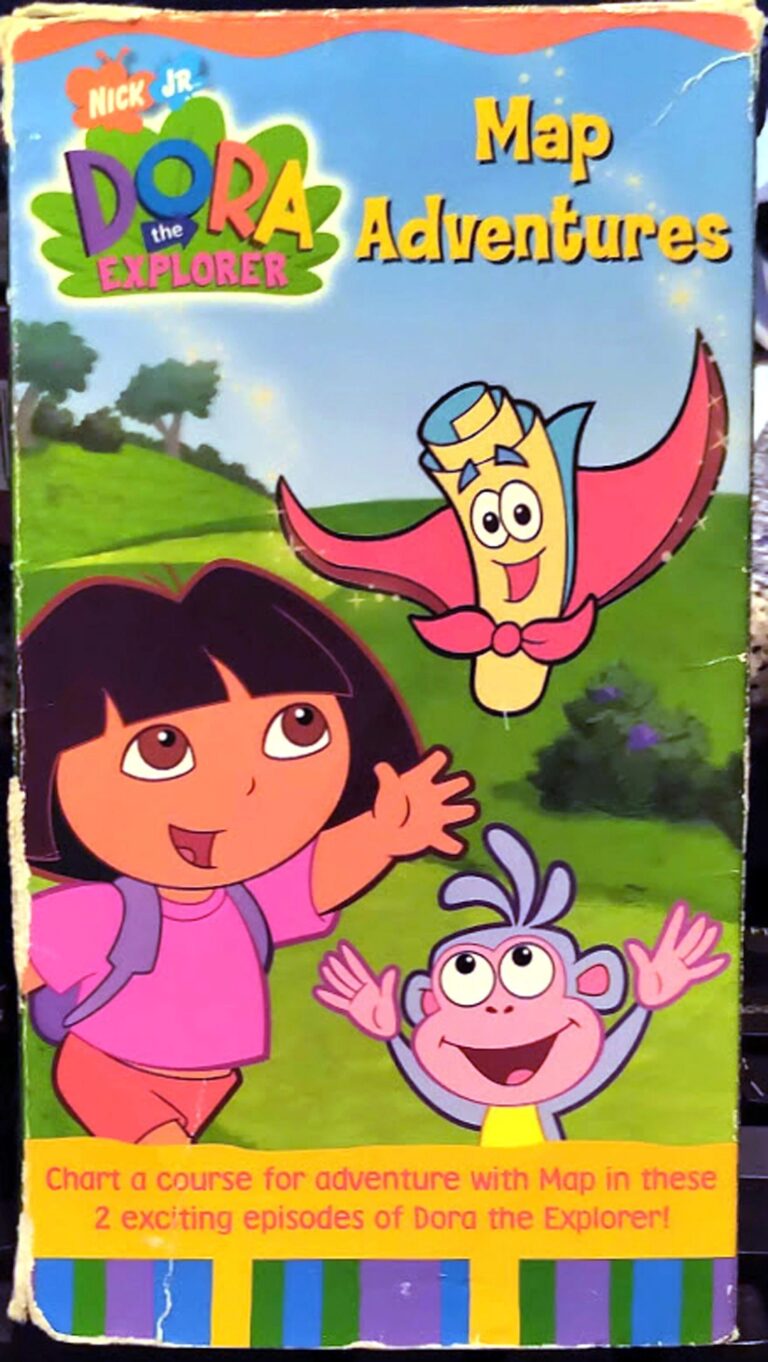 Dora The Explorer Map Adventures VHS Hi fi Stereo Dolby 2 Episodes Lost Map Super map Etsy Canada