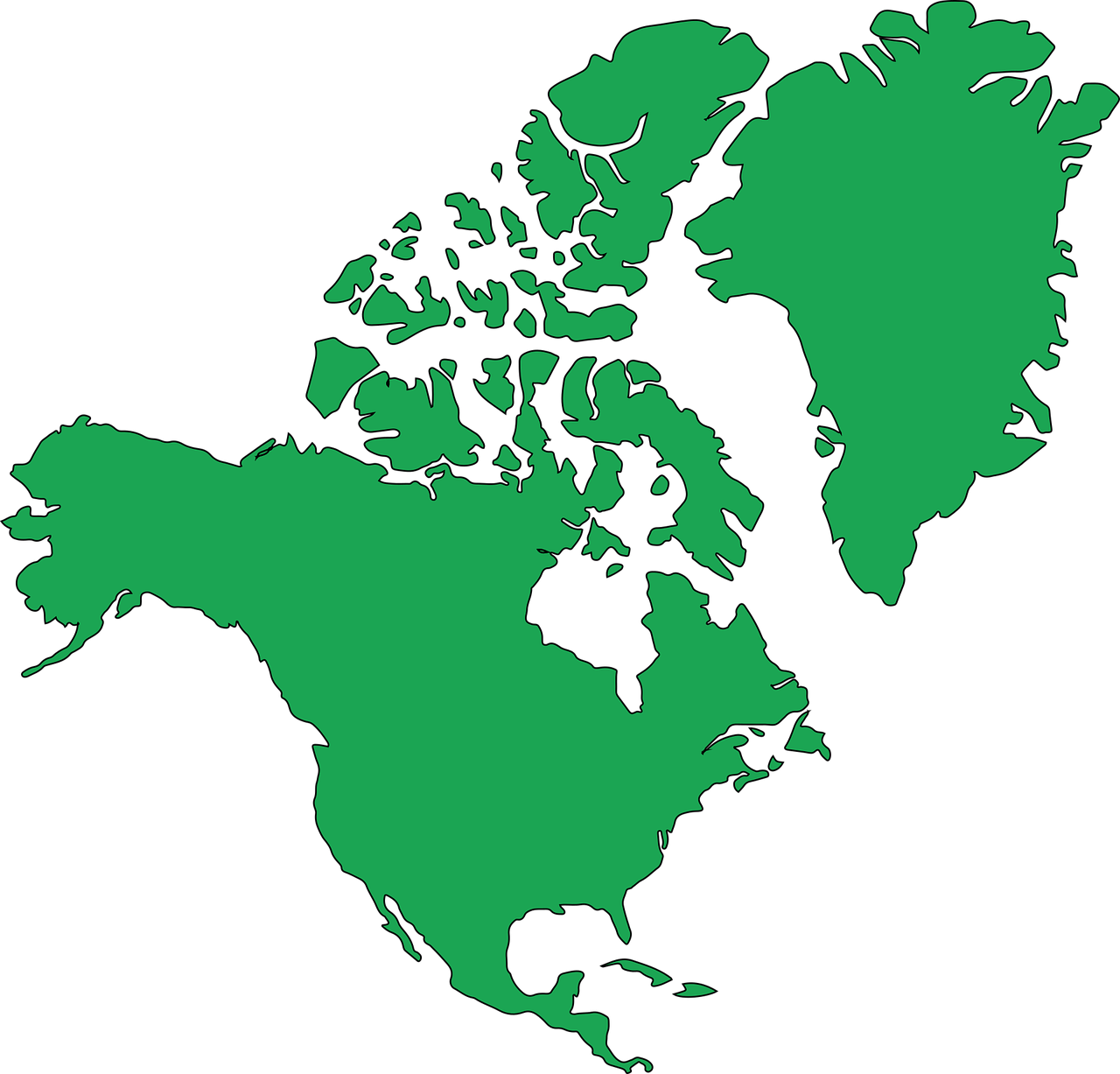 Download Blank North America Map North America Map Royalty Free 