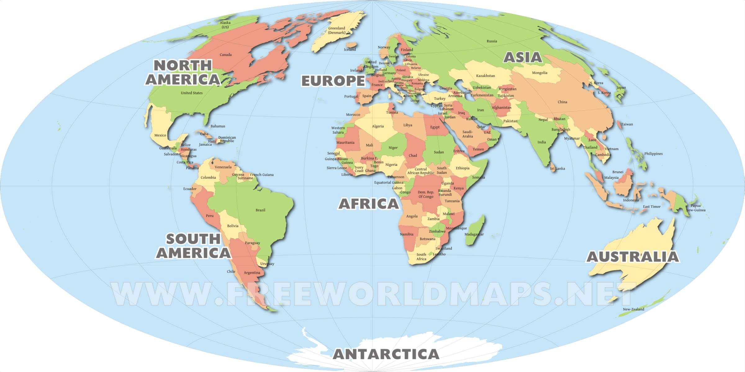 Download Free World Maps
