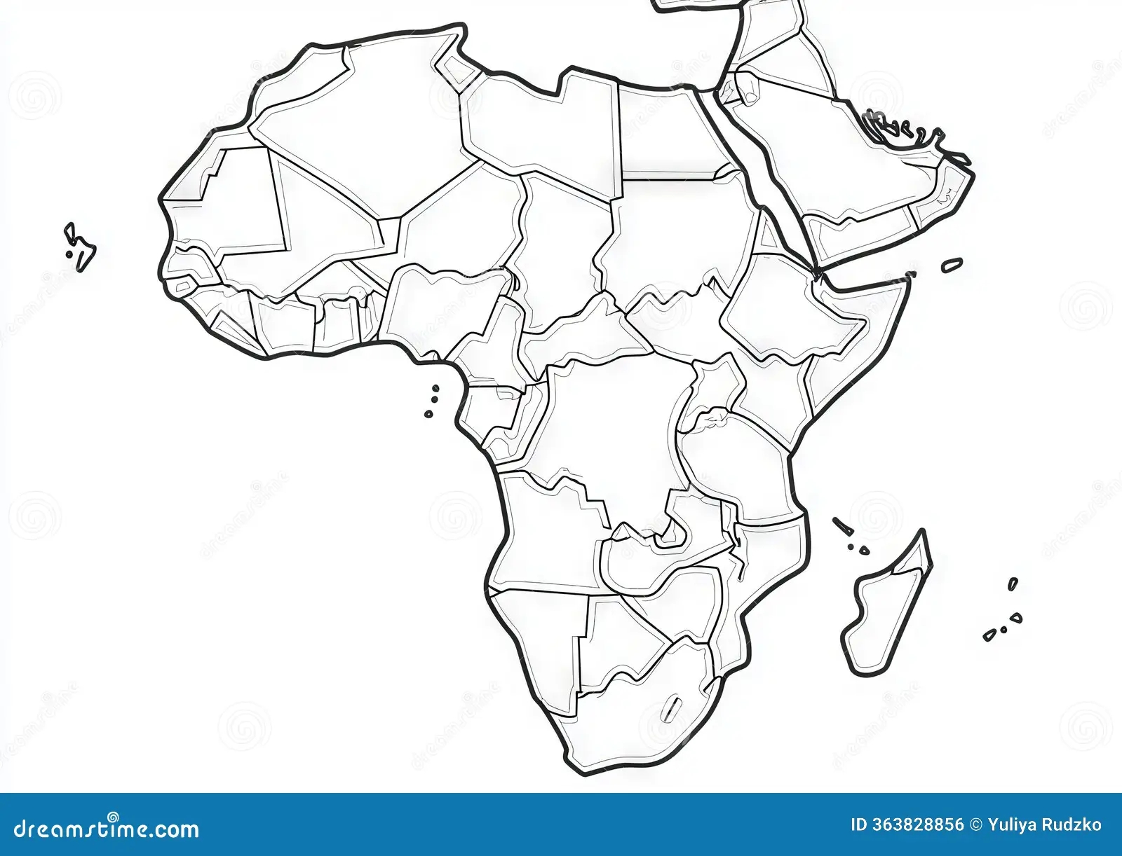 Download Outline Map Africa Continent Stock Photos Free U0026 Royalty Free Stock Photos From Dreamstime