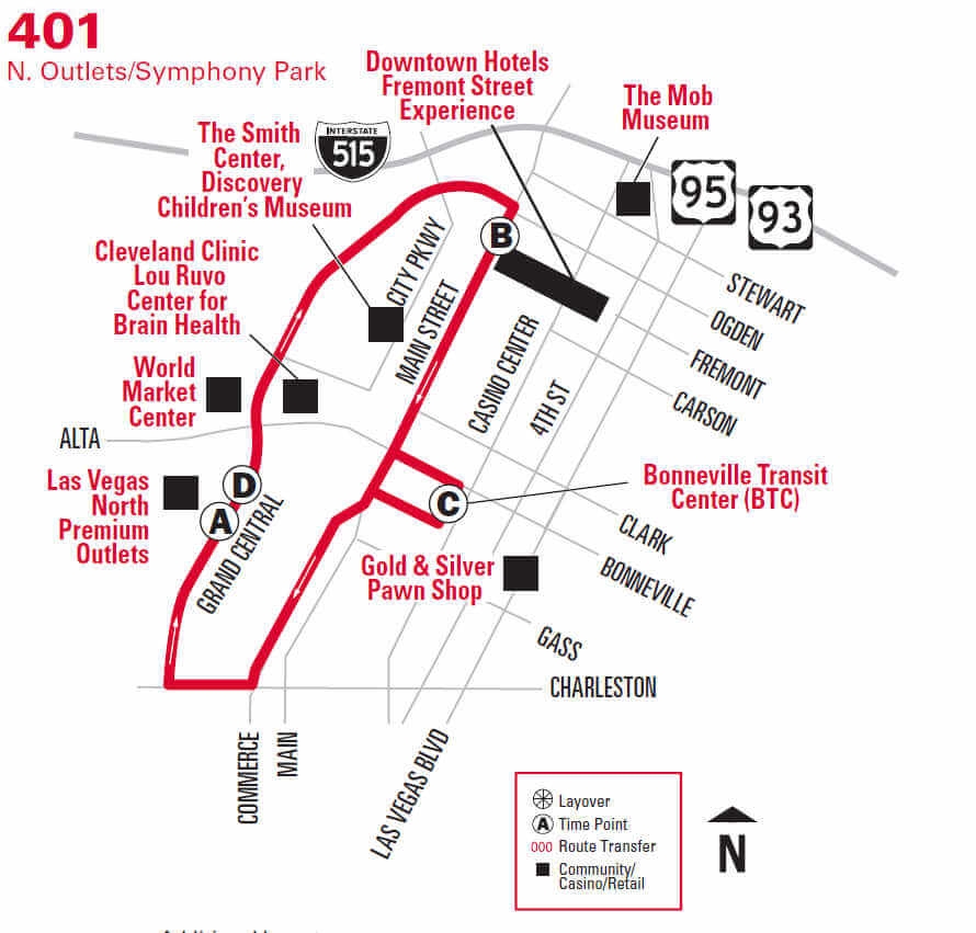 Downtown Las Vegas Map 2025 LasVegasHowTo