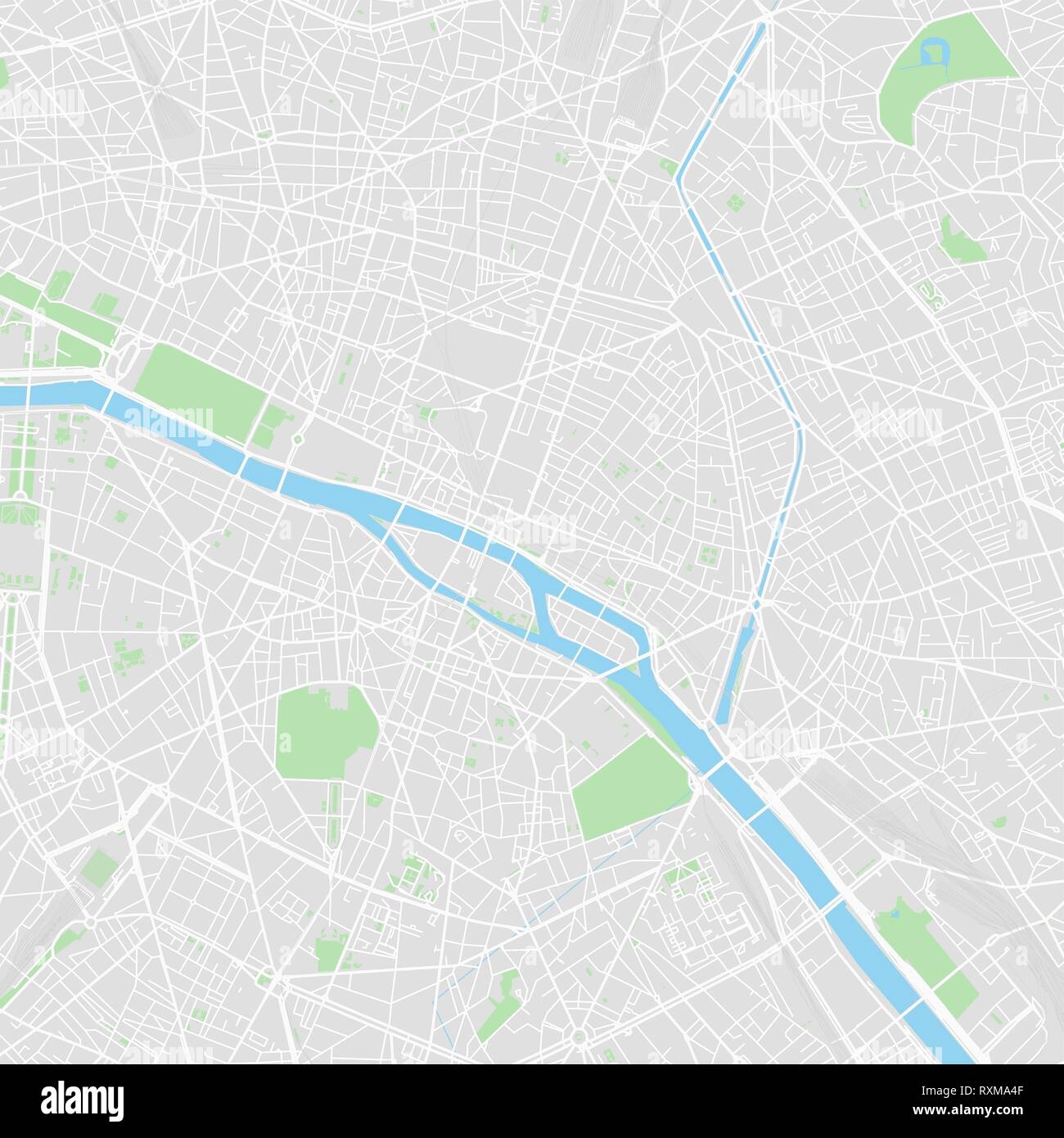 Printable Map Of Paris France