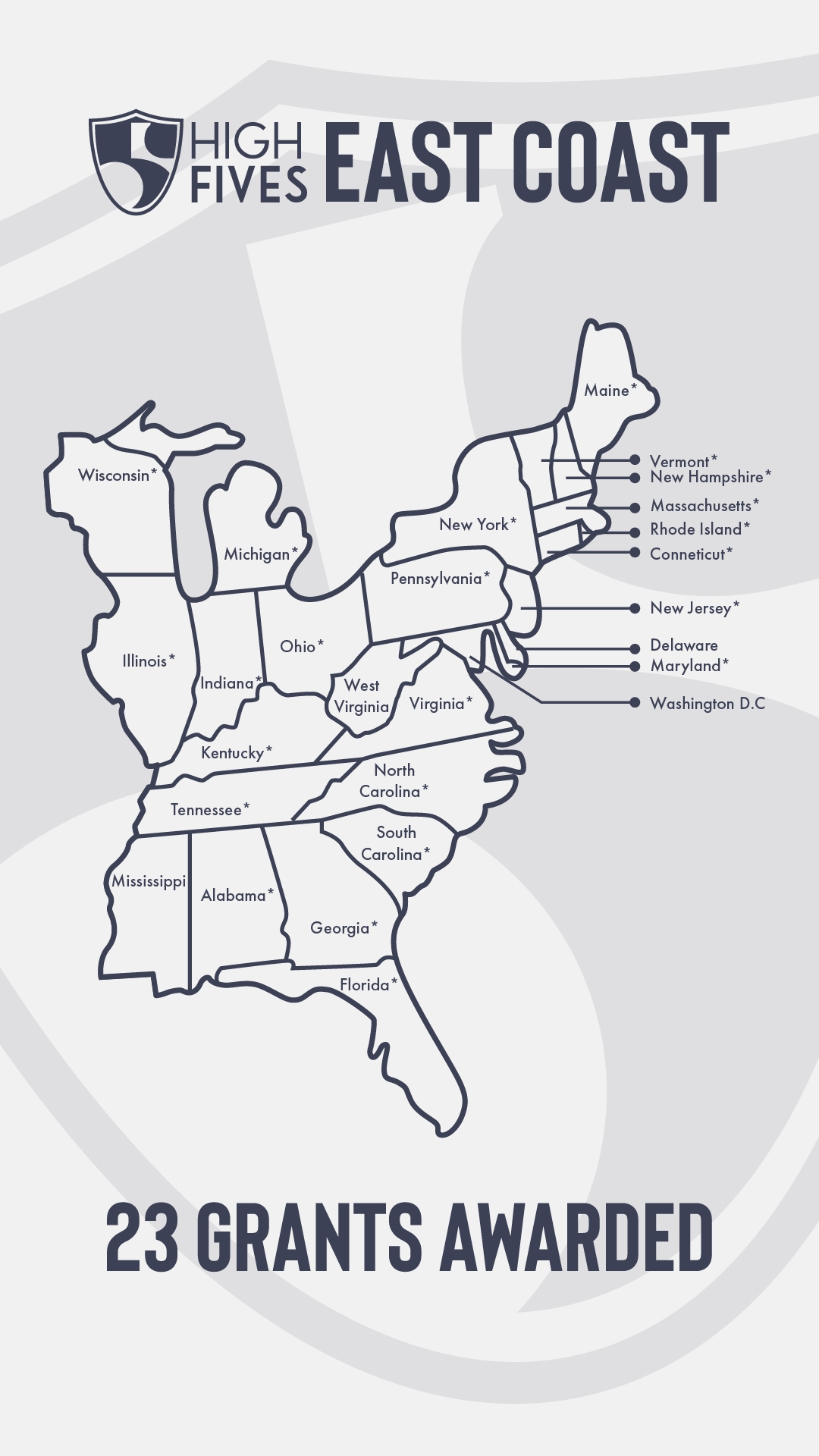 Map Of Eastern United States Printable
