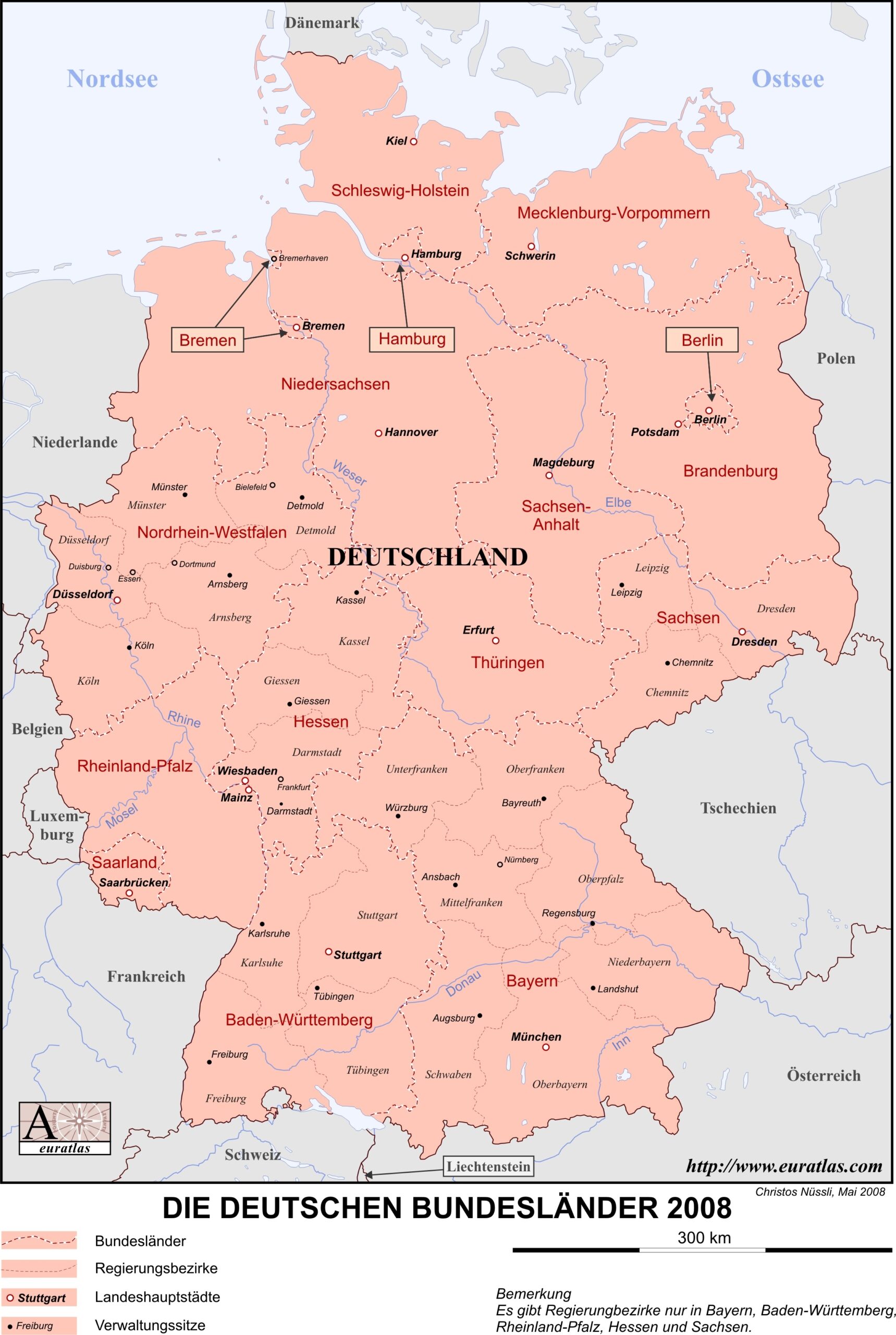 Germany Printable Map