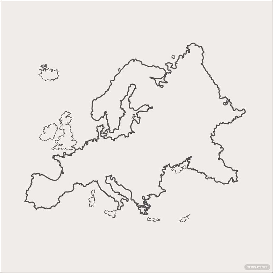Map Of Europe Printable Free