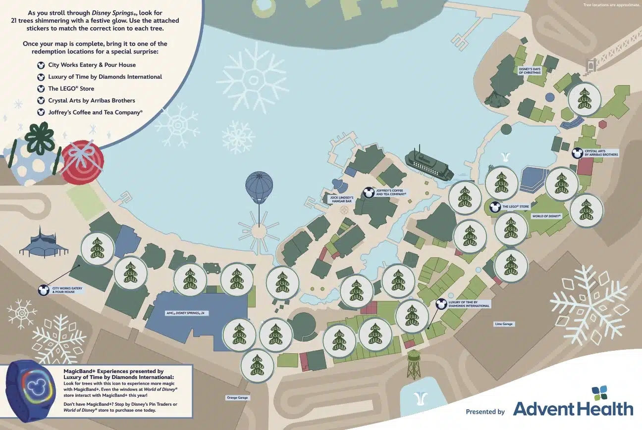 Everything About The Disney Springs Christmas Tree Stroll In 2024 