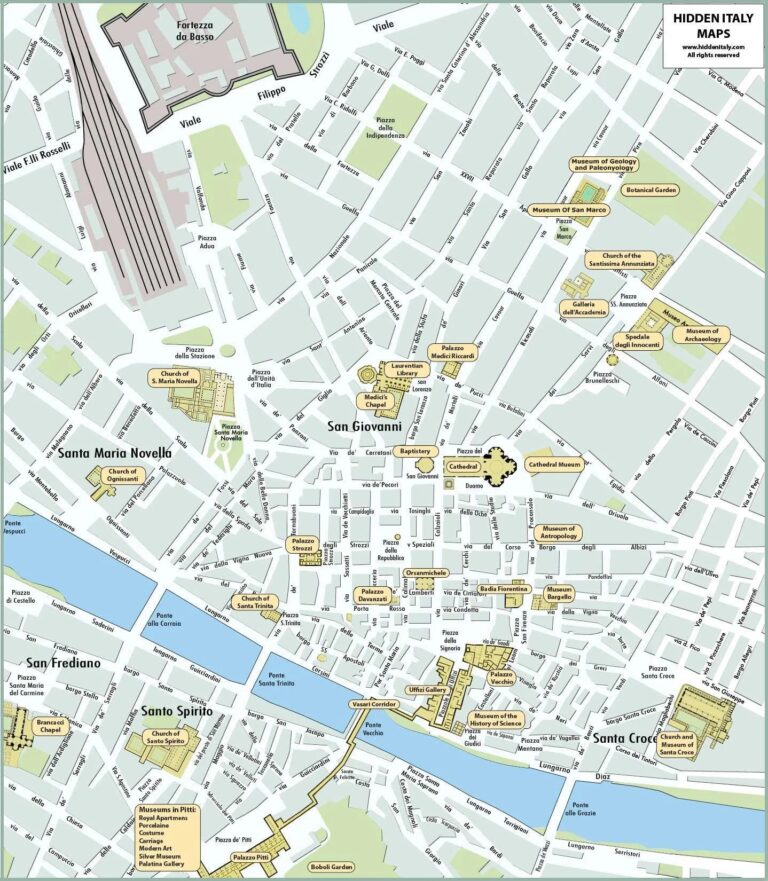 Exploring Florence With A Map The Definitive Guide To Florence Italy Map Your Creative Escapes