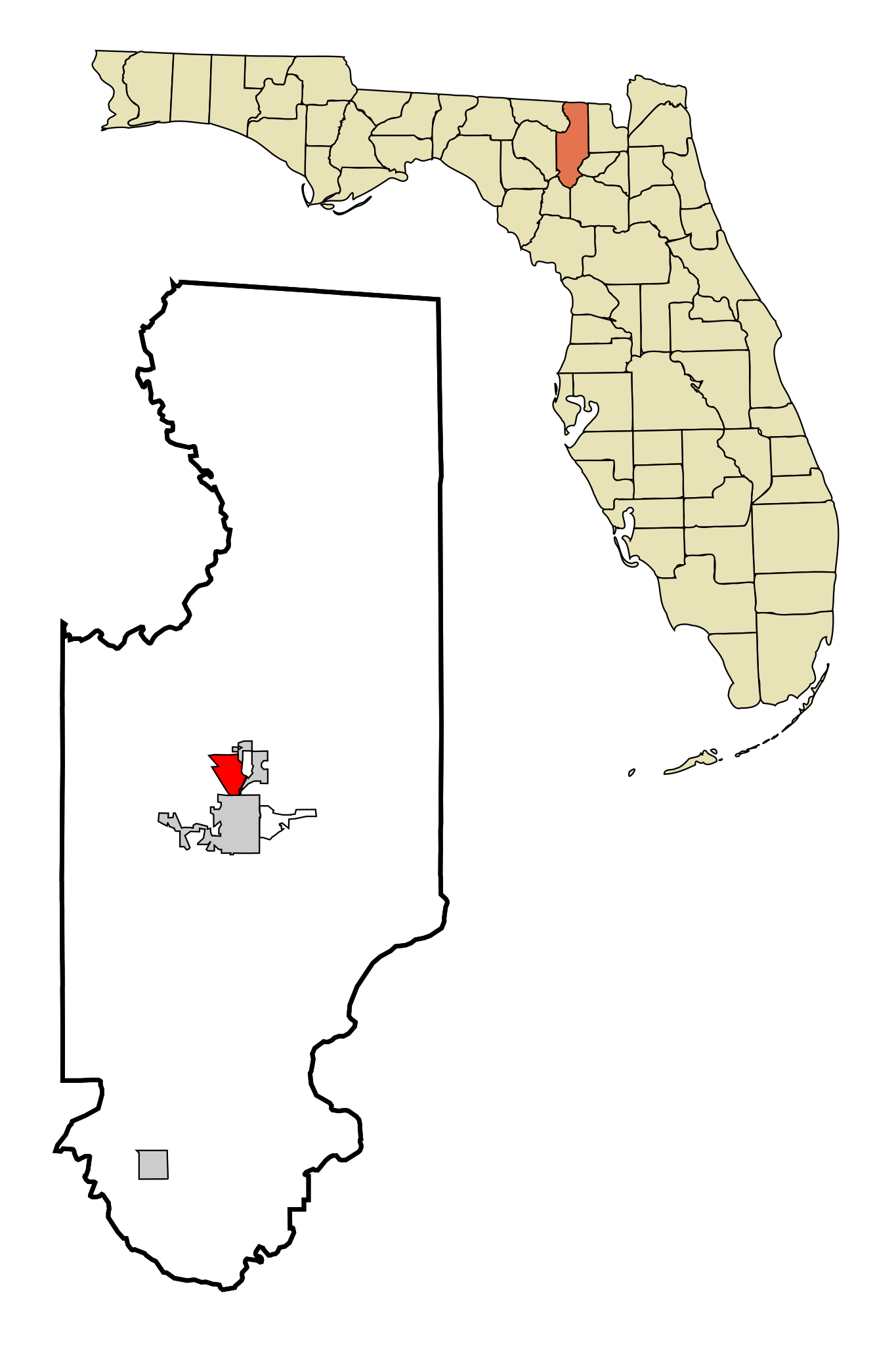 File Columbia County Florida Incorporated And Unincorporated Areas Five Points Highlighted svg Wikipedia