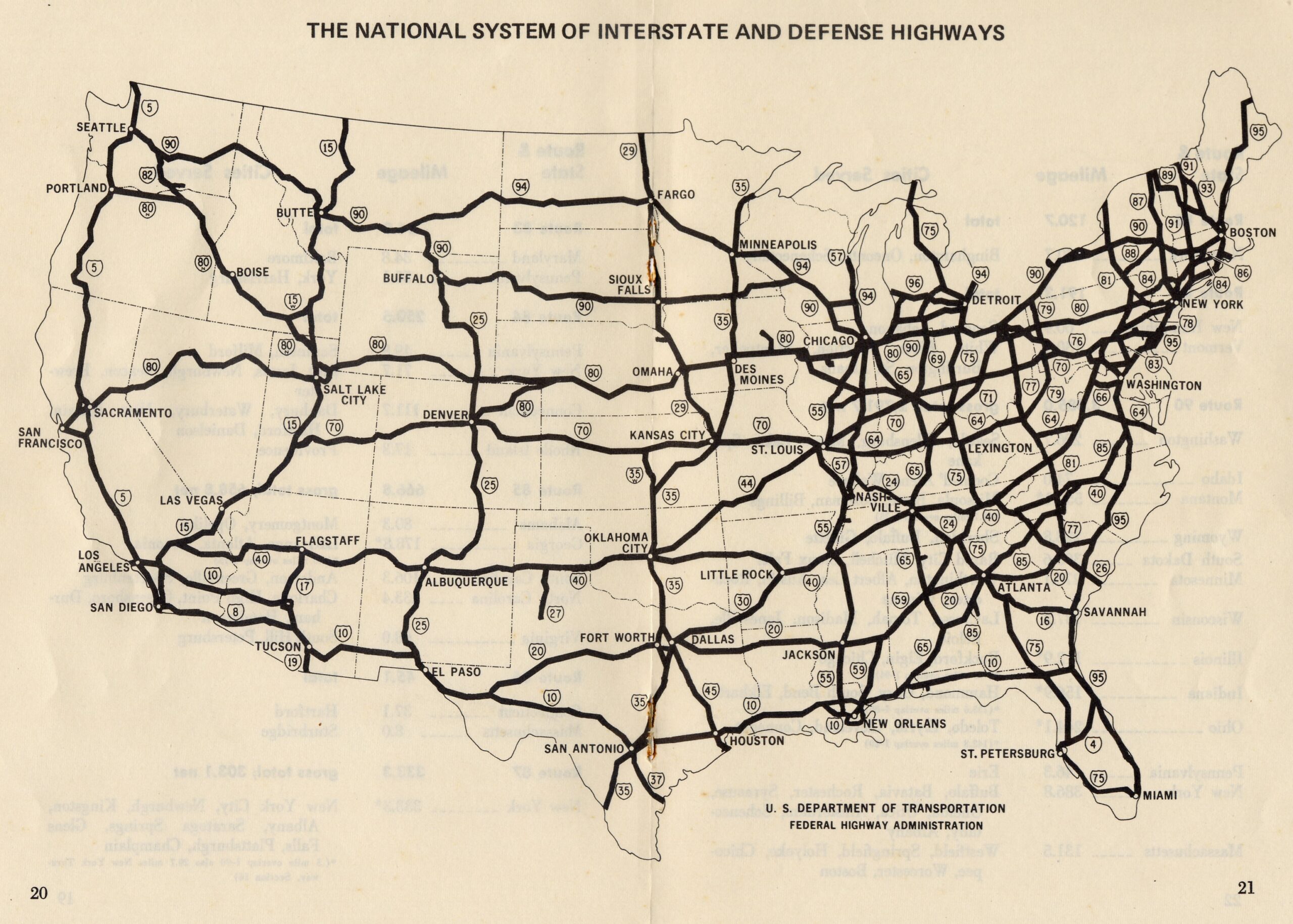 Road Map Of United States Printable
