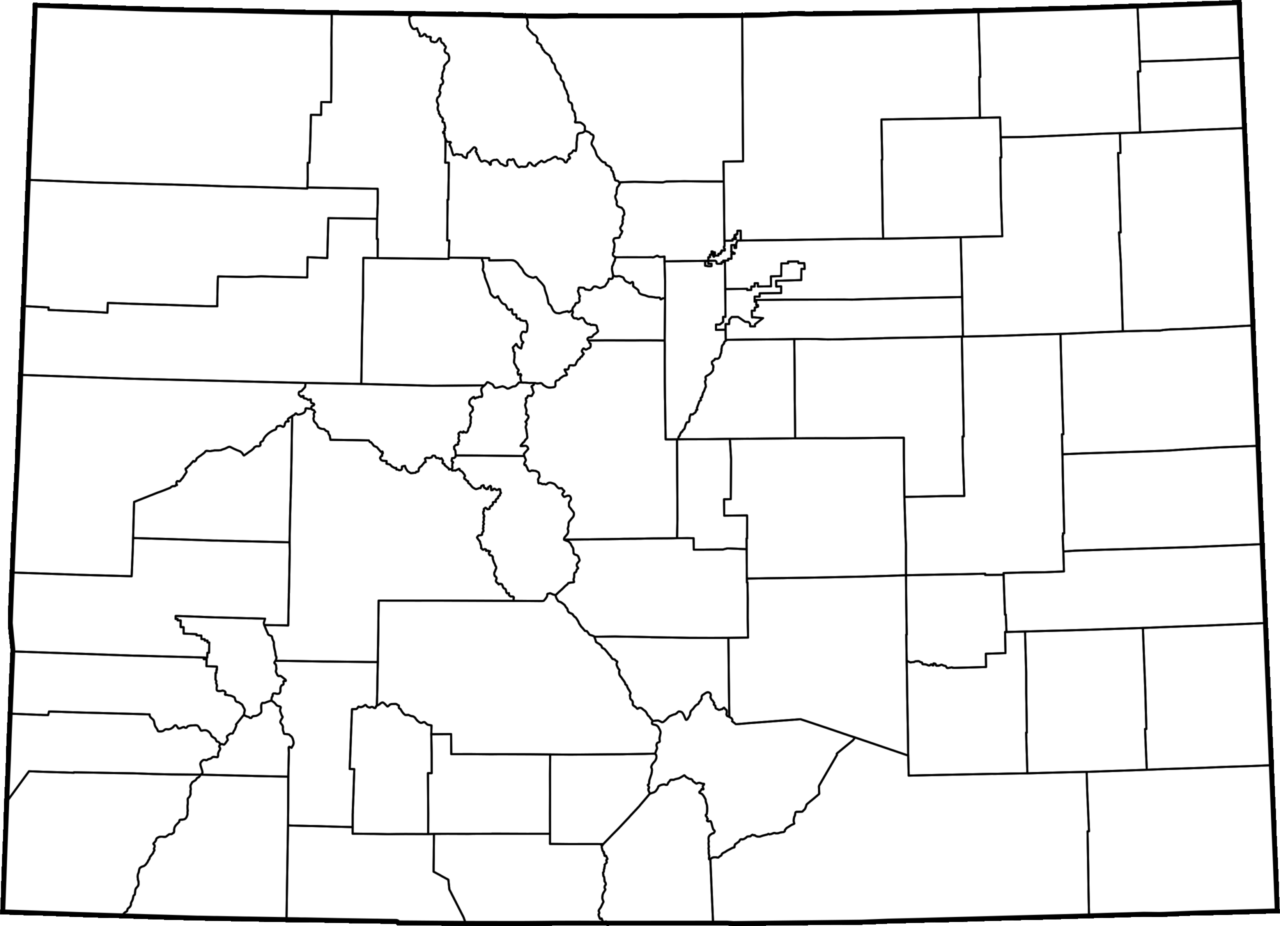 File Map Of Colorado Counties Blank svg Wikipedia