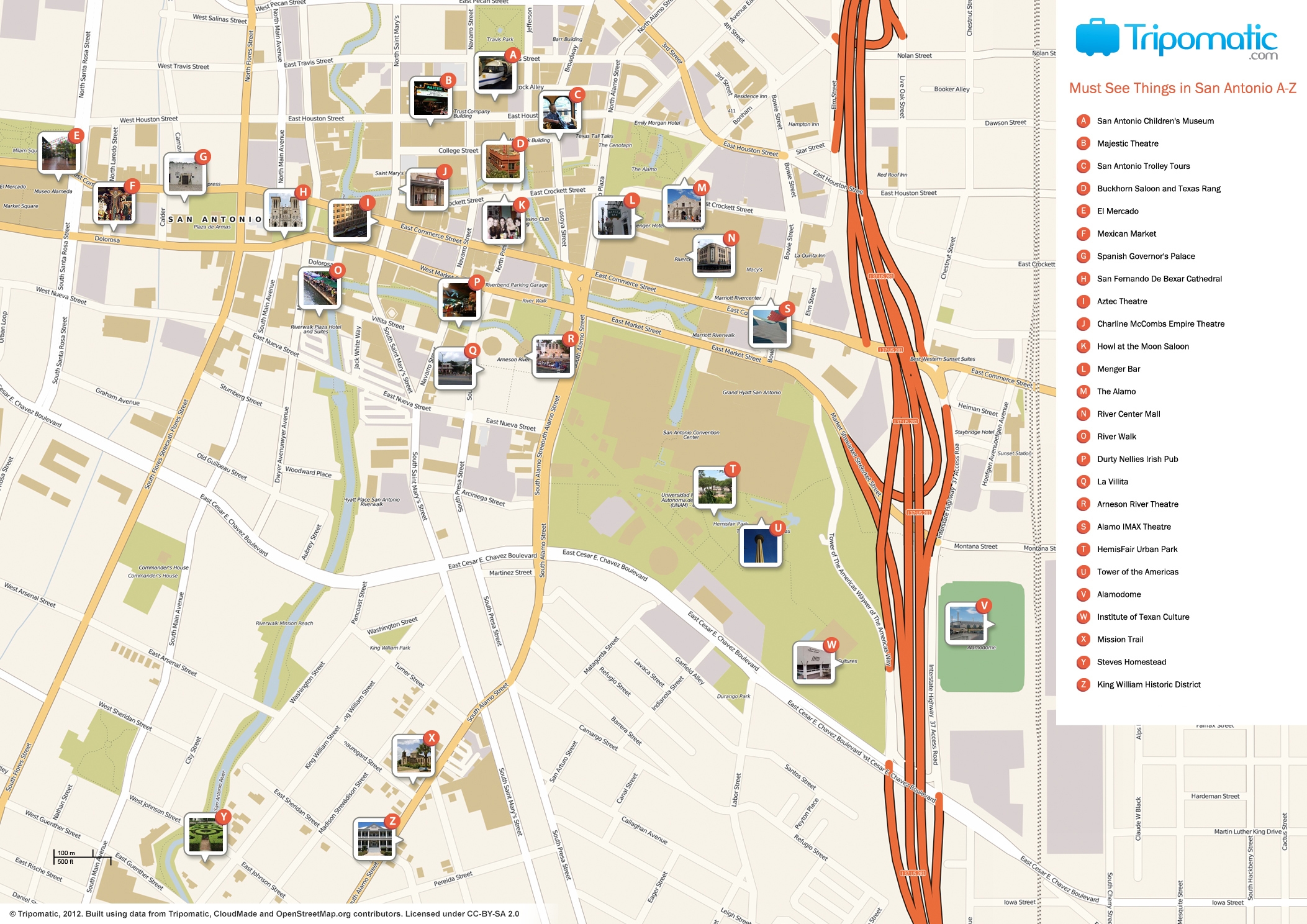 File San Antonio Printable Tourist Attractions Map jpg Wikimedia 