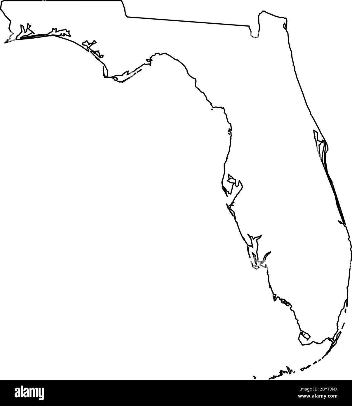 Florida Map Outline Hi res Stock Photography And Images Alamy Florida Map Outline Hi res Stock Photography And Images Alamy