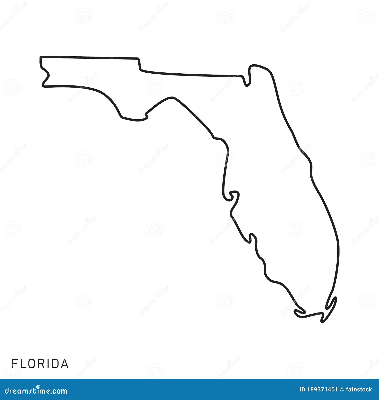 Florida Map Printable