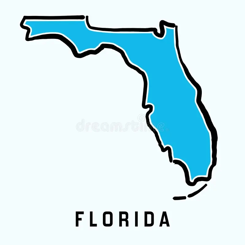 Free Printable Blank Map Of Florida Free Printable Blank Map Of Florida
