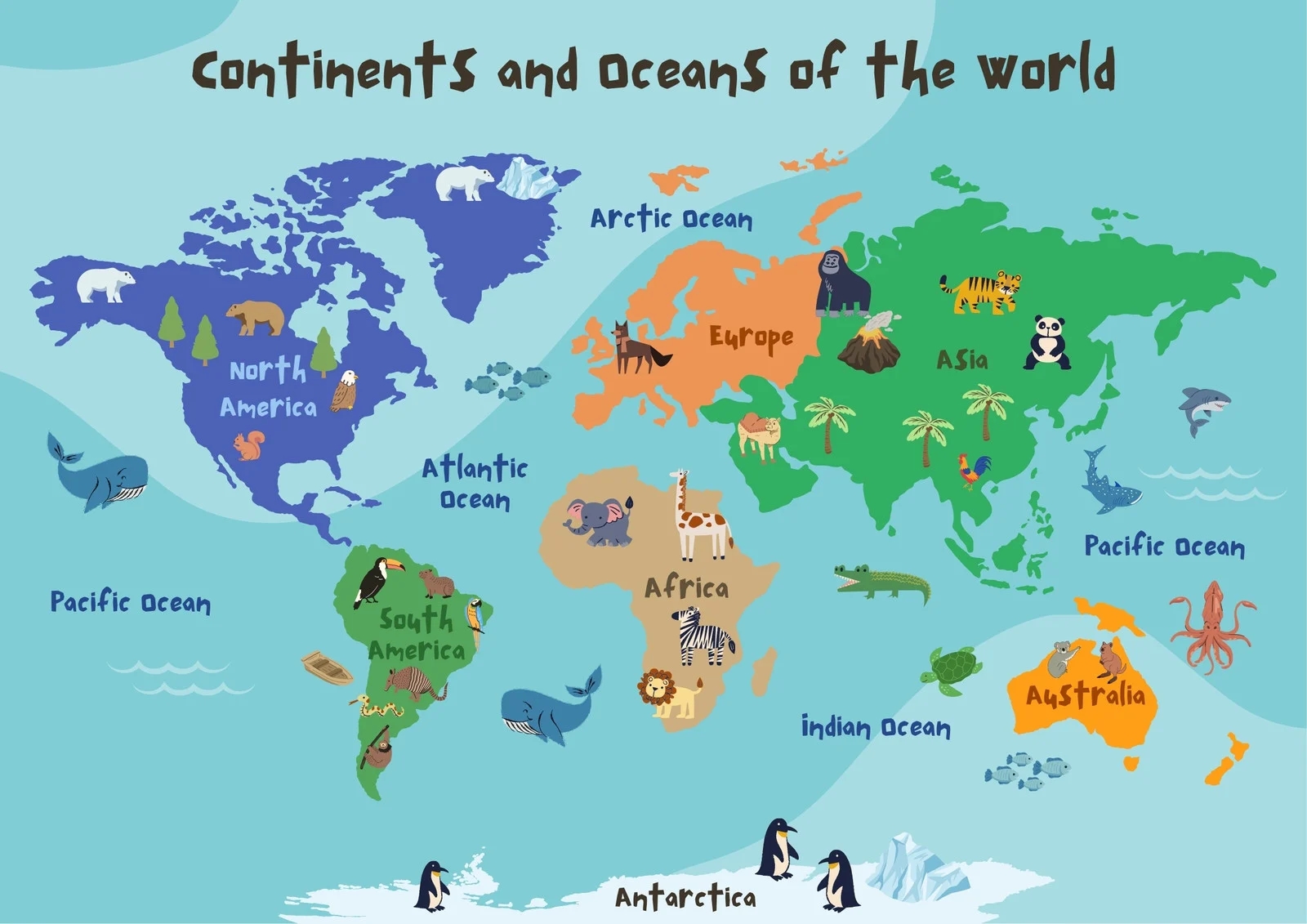 Free And Customizable World Map Templates Canva Free And Customizable World Map Templates Canva