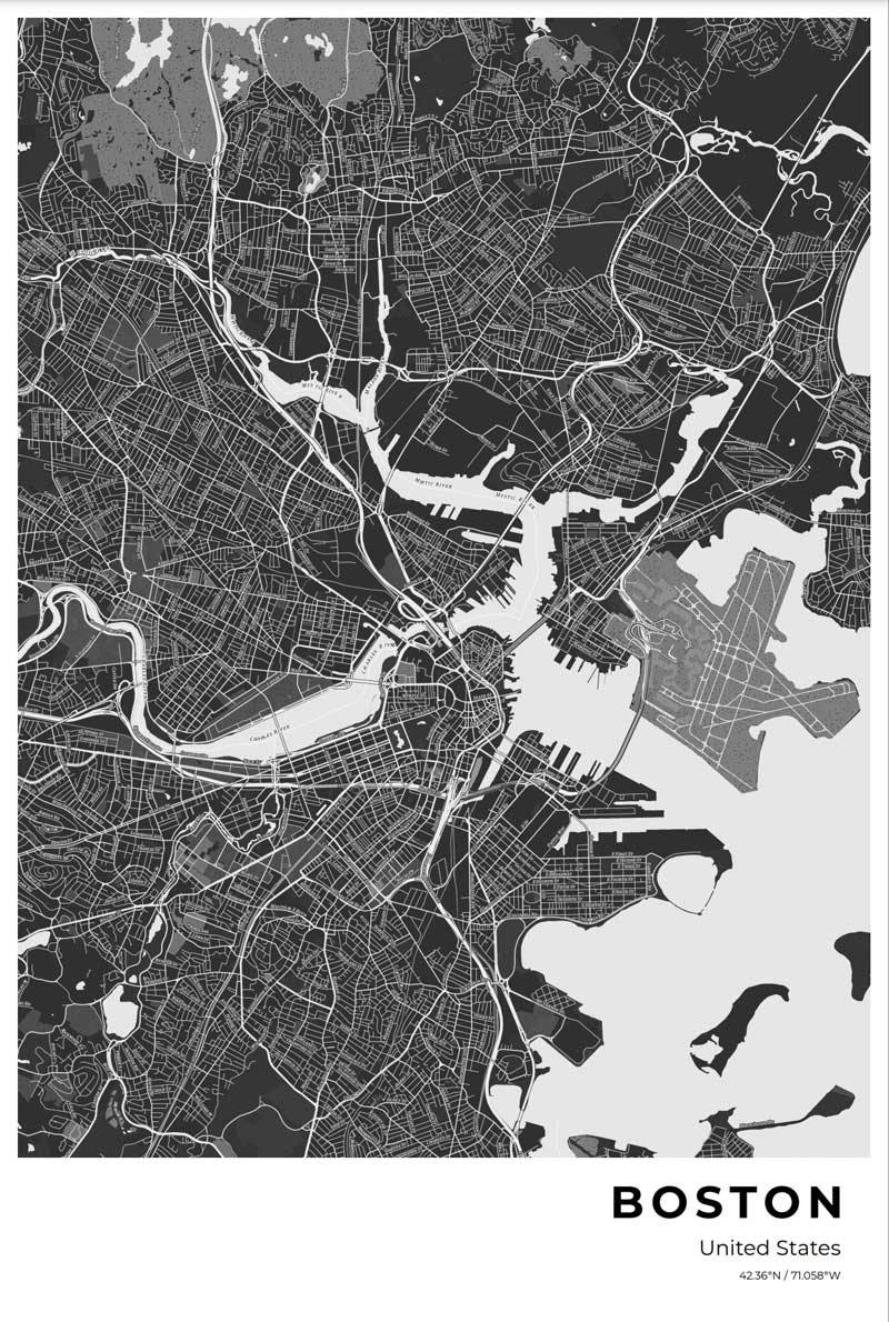 Boston Map Printable
