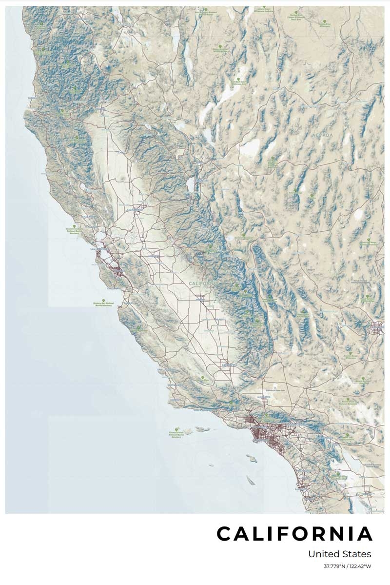 Free California Map Craft U0026 Oak Free California Map Craft U0026 Oak