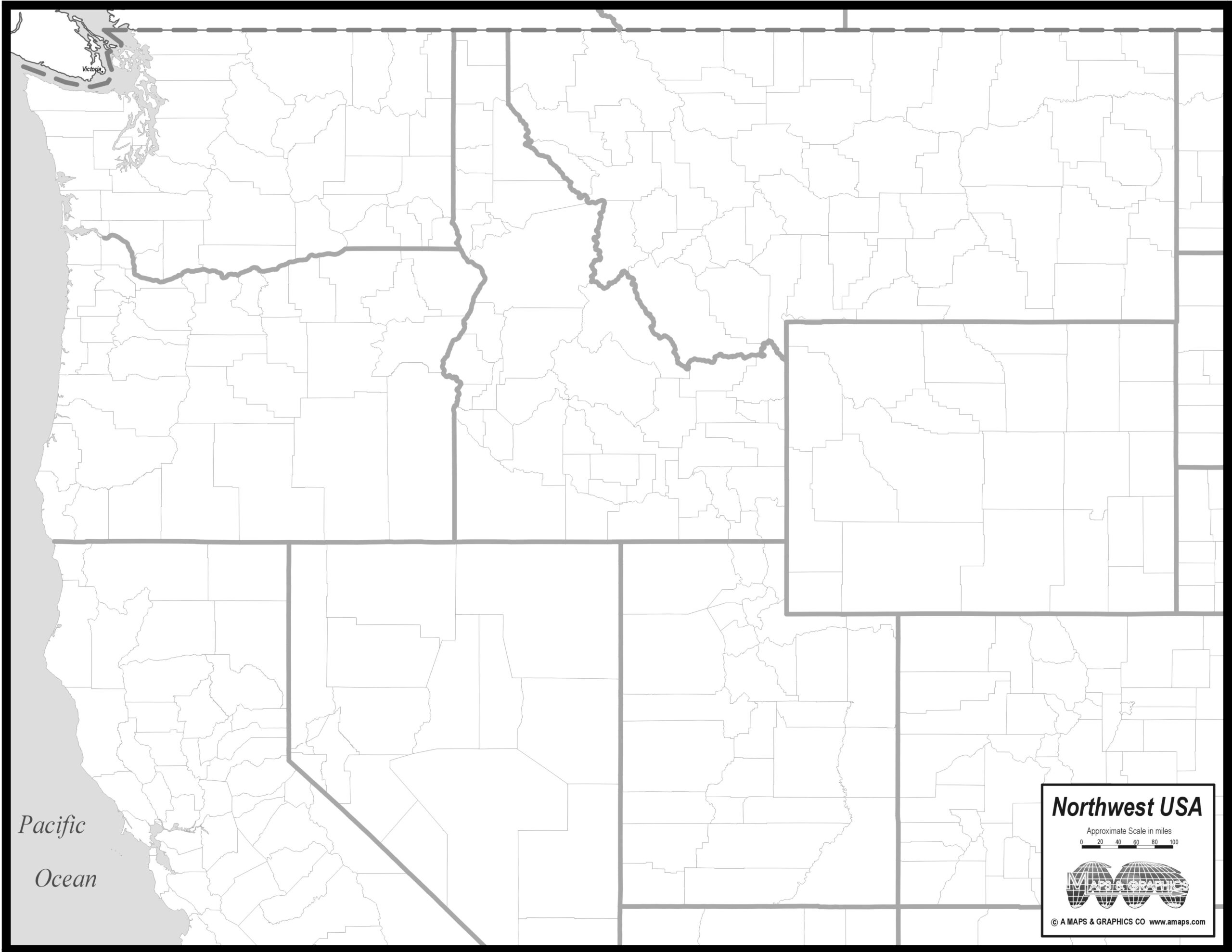 Usa Map Outline Printable