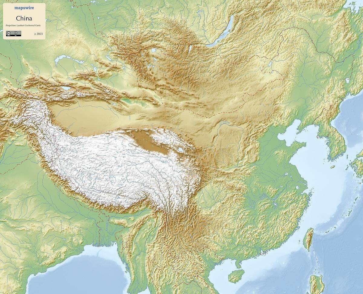 Free Maps Of China Mapswire Free Maps Of China Mapswire