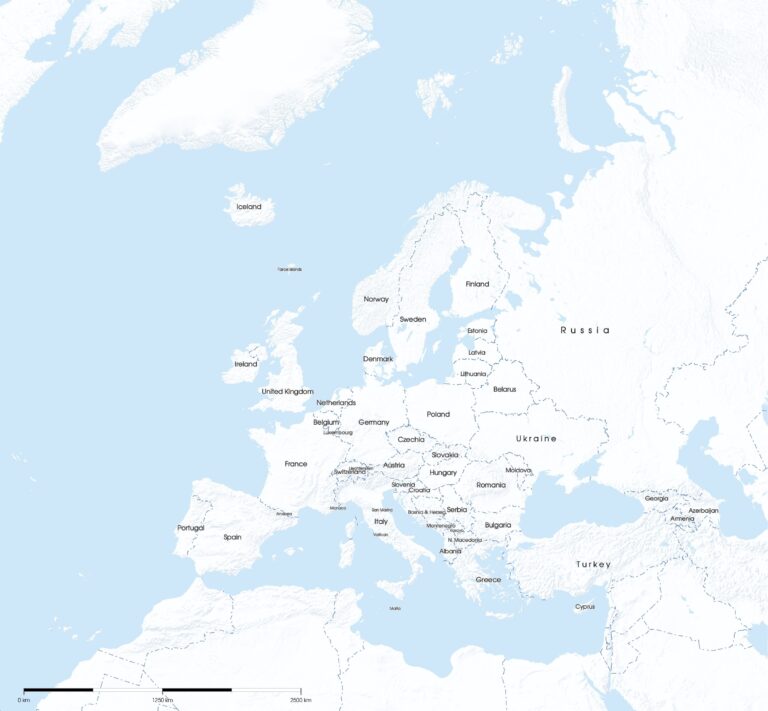 Free Maps Of Europe Mapswire